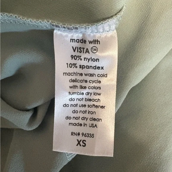 NWT Susana Monaco Asymmetric Ruffle Hem Strapless Dress in Celadon. Size X-Small - Picture 7 of 9